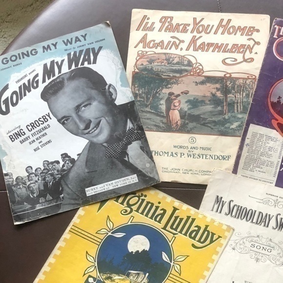 Piano Sheet music Vintage Piano Music Sheets 7 Total - Picture 9 of 14